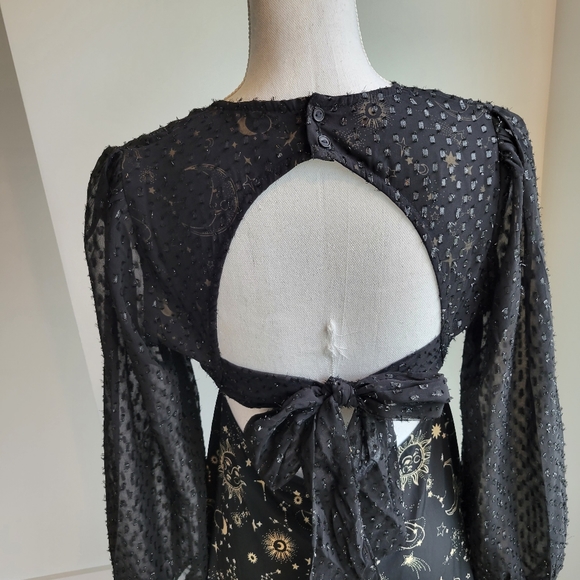 ASOS | Neon Rose Celestial Tea Dress - Picture 11 of 13